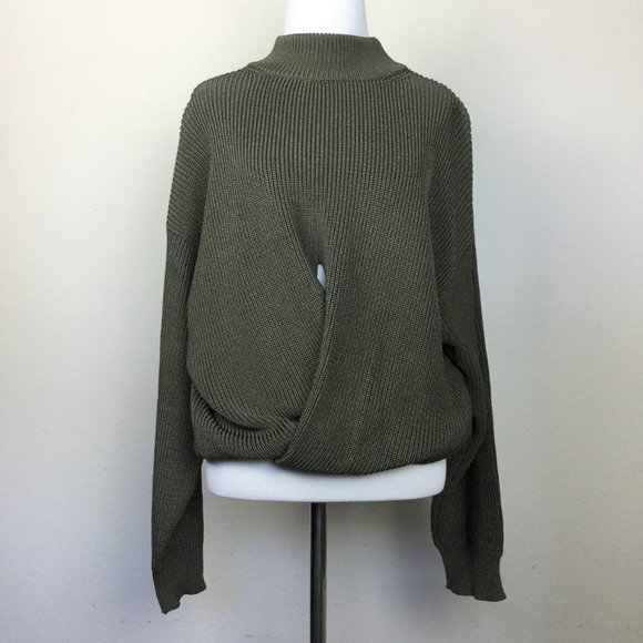 NWT Atlein Olive Sweater 38 - Picture 9 of 9